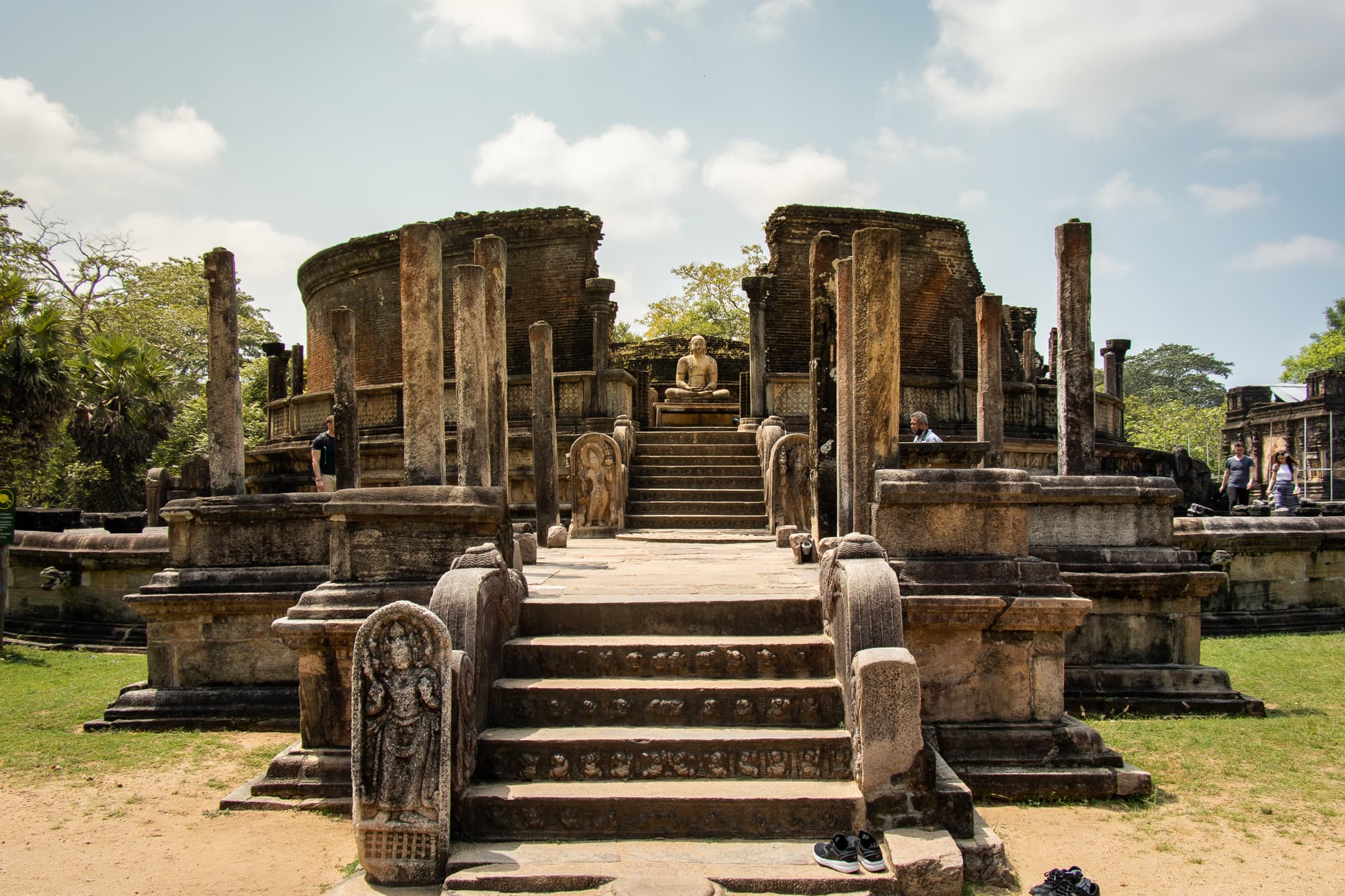 Explore the ancient ruins of Polonnaruwa.